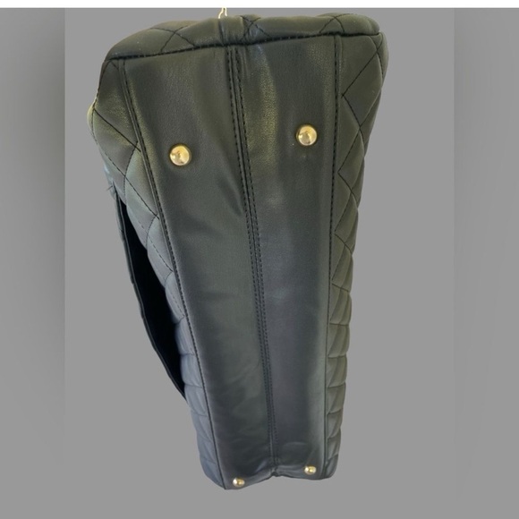 Gilda Paris Large Quilted Tote - Black NWT - Picture 8 of 8